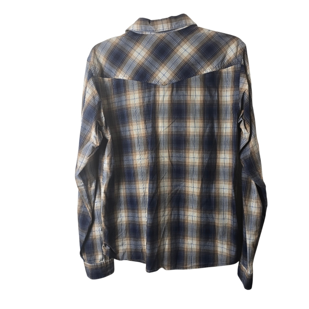 Patagonia Organic Cotton Western Plaid Cowboy Outdoor Causal Everyday Rodeo S - Picture 3 of 14